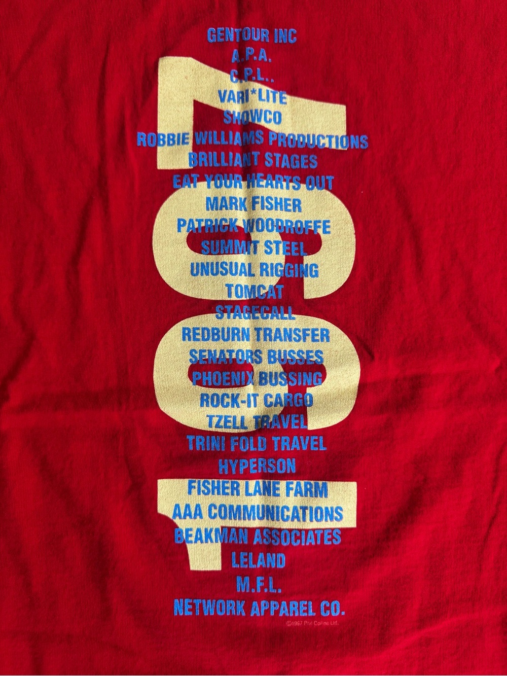 Vintage 1997 Phil Collins A Trip Into The Light T-Shirt single stitch - Large - Picture 6 of 7